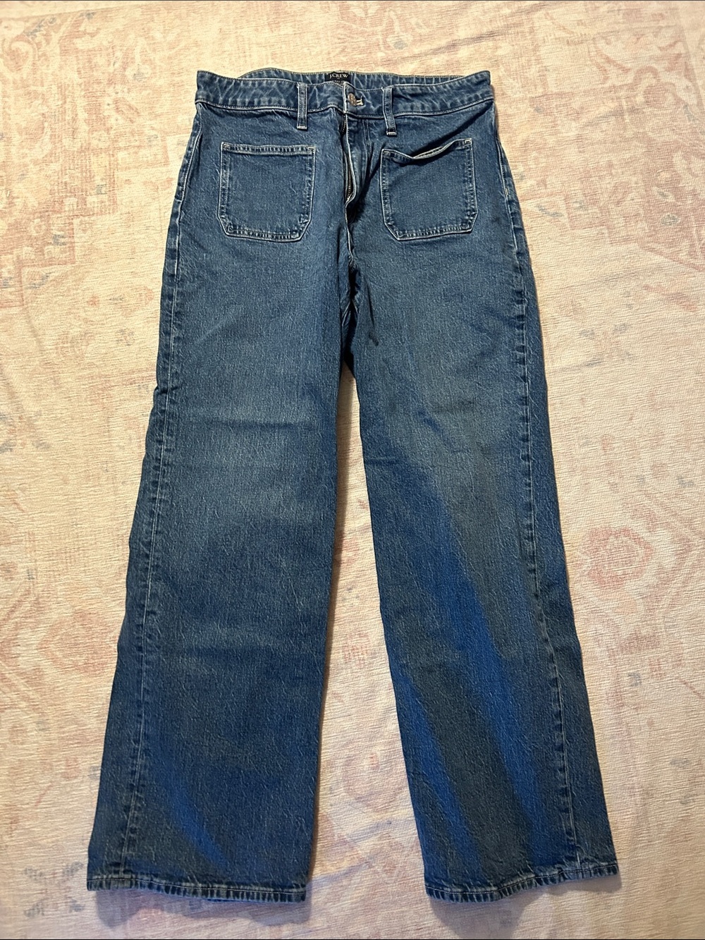 J Crew Factory Women’s Curvy Wide Leg Jeans